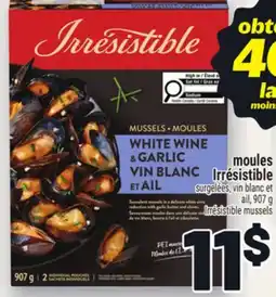 Metro MOULES IRRÉSISTIBLE | IRRÉSISTIBLE MUSSELS offer