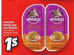 Metro NOURRITURE HUMIDE POUR CHAT WHISKAS | WHISKAS WET CAT FOOD offer