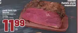 Metro VIANDE FUMÉE STYLE MONTRÉAL | MONTRÉAL STYLE SMOKED MEAT offer