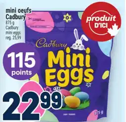 Metro MINI OEUFS CADBURY | CADBURY MINI EGGS offer