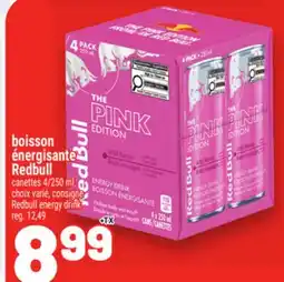 Metro BOISSON ÉNERGISANTE REDBULL | REDBULL ENERGY DRINK offer