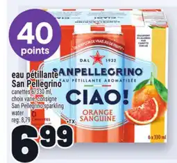 Metro EAU PÉTILLANTE SAN PELLEGRINO | SAN PELLEGRINO SPARKLING WATER offer