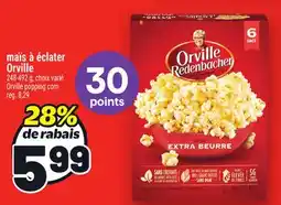 Metro MAÏS À ÉCLATER ORVILLE | ORVILLE POPPING CORN offer