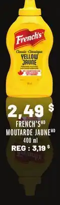 Metro FRENCH'S MOUTARDE JAUNE offer