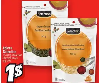 Metro ÉPICES SELECTION | SELECTION SPICES offer