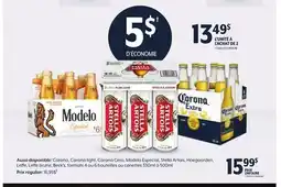 Metro MODELO ESPECIAL, STELLA ARTOIS, CORONA offer