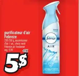 Metro PURIFICATEUR D'AIR FEBREZE | FEBREZE AIR FRESHENER offer