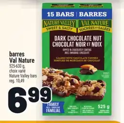 Metro BARRES VAL NATURE | NATURE VALLEY BARS offer