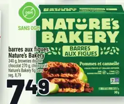 Metro BARRES AUX FIGUES NATURE'S BAKERY | NATURE'S BAKERY FIG BARS offer