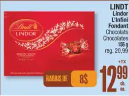 Jean Coutu LINDT Lindor L'Infini Fondant Chocolates offer