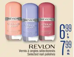 Jean Coutu Revlon Selected nail polishes offer