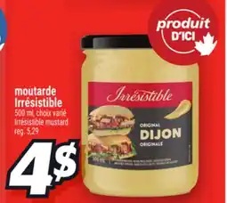 Metro MOUTARDE IRRÉSISTIBLE | IRRÉSISTIBLE MUSTARD offer