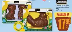 Jean Coutu SELECTION Hollow milk chocolate offer