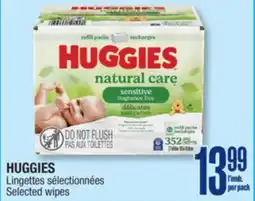 Jean Coutu HUGGIES Selected wipes offer