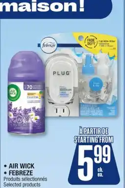 Jean Coutu AIR WICK, FEBREZE Selected products offer