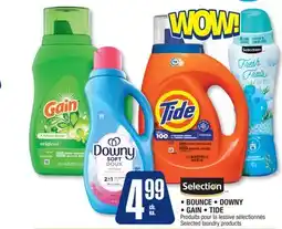 Jean Coutu BOUNCE, DOWNY, GAIN, TIDE Selected laundry products offer