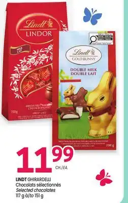 Uniprix LINDT GHIRARDELLI Chocolats sélectionnés/ Selected chocolates offer