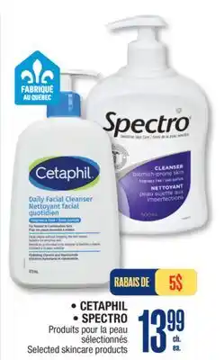 Jean Coutu CETAPHIL, SPECTRO Selected skincare products offer