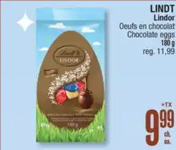 Jean Coutu LINDT Lindor Chocolate eggs offer