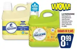 Jean Coutu LA PARISIENNE Selected laundry detergents and fabric softeners offer