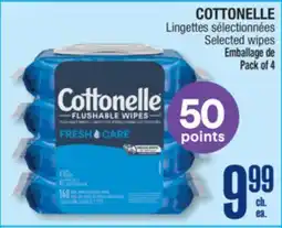 Jean Coutu COTTONELLE Selected wipes offer