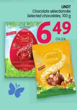 Uniprix LINDT Chocolats sélectionnés / Selected chocolates offer