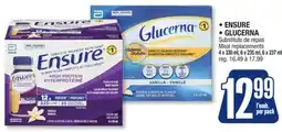 Jean Coutu ENSURE, GLUCERNA Meal replacements offer