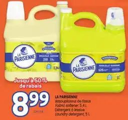 Uniprix LA PARISIENNE Assouplisseur de tissus Fabric softener / Détergent à lessive Laundry detergent offer