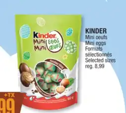 Jean Coutu KINDER Mini eggs offer