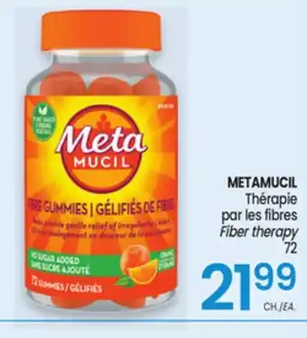 Uniprix METAMUCIL Thérapie par les fibres / Fiber therapy offer