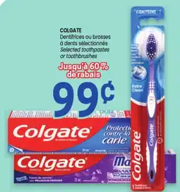 Uniprix COLGATE Dentifrices ou brosses à dents sélectionnés / Selected toothpastes or toothbrushes offer