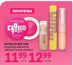 Uniprix MAYBELLINE NEW YORK Maquillage sélectionné/ Selected makeup products offer