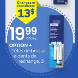 Proxim OPTION + Têtes de brosse à dents de rechange offer
