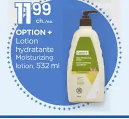Proxim OPTION + Moisturizing lotion offer