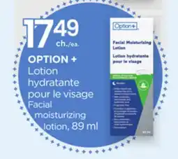Proxim OPTION + Facial moisturizing lotion offer