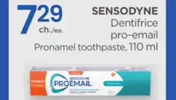 Proxim SENSODYNE Pronamel toothpaste offer