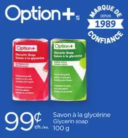 Proxim Option+ Glycerin soap offer
