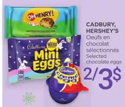 Proxim CADBURY, HERSHEY'S offer