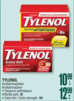 Jean Coutu TYLENOL Acetaminophen offer