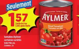 Maxi TOMATES AYLMER, 540/796 ML offer