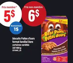 Maxi BISCUITS PATTES D'OURS FORMAT FAMILIAL DARE offer