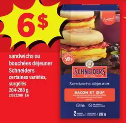 Maxi SANDWICHS OU BOUCHÉES DÉJEUNER SCHNEIDERS offer
