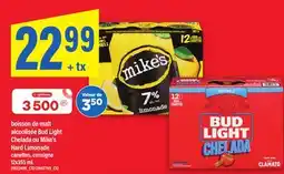 Maxi BOISSON DE MALT ALCOOLISÉE BUD LIGHT CHELADA OU MIKE'S HARD LIMONADE offer