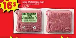 Maxi AGNEAU D'AUSTRALIE HACHÉ MAIGRE | Australian lean ground lamb 2 un offer