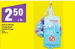 Maxi ŒUFS EN CHOCOLAT CARNABY SWEET |CHOCOLATE FOIL EGGS offer