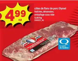 Maxi CÔTES DE FLANC DE PORC OLYMEL offer