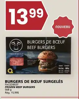 Rachelle-Bery Grocery FACEDBEEF FROZEN BEEF BURGERS offer
