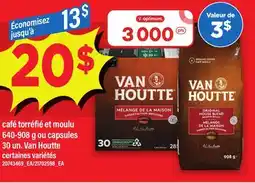 Maxi CAFÉ TORRÉFIÉ ET MOULU 640-908 G OU CAPSULES 30 UN. VAN HOUTTE offer
