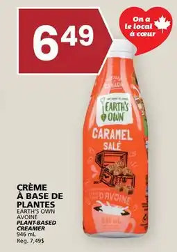 Rachelle-Bery Grocery EARTH'S OWN AVOINE PLANT-BASED CREAMER offer