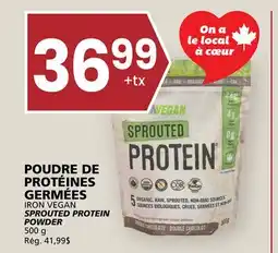 Rachelle-Bery Grocery IRON VEGAN SPROUTED PROTEIN POWDER offer